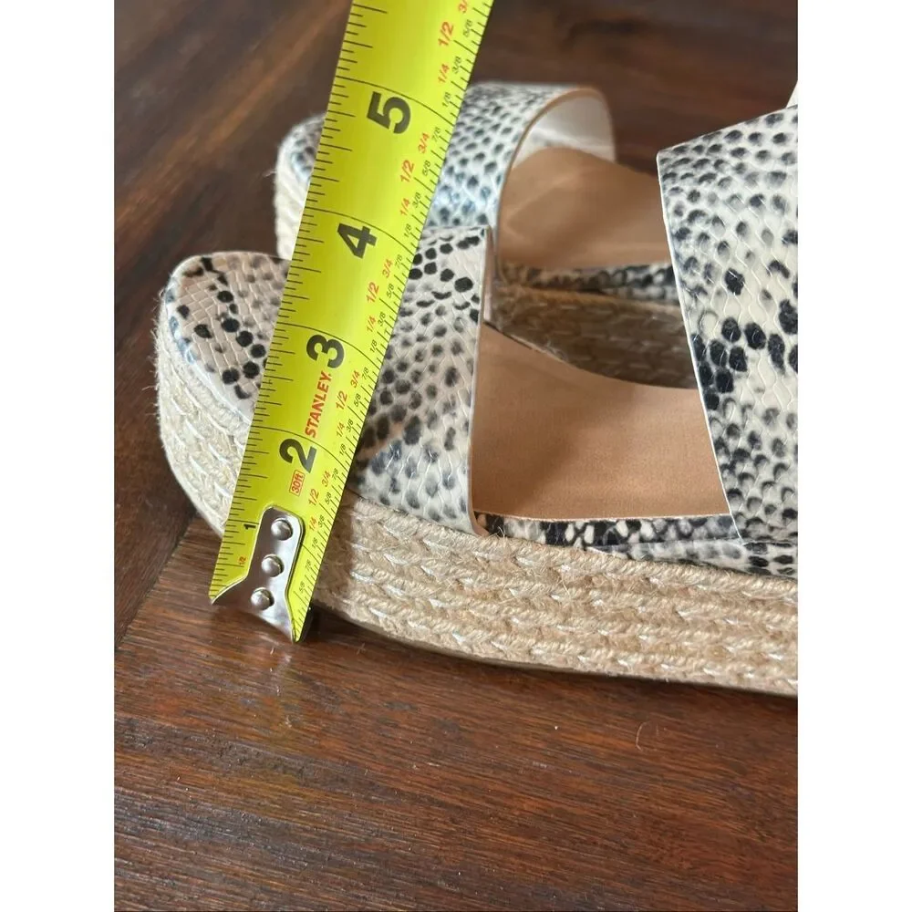 Bamboo platform sandal